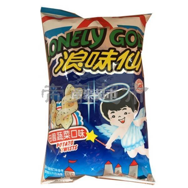 Want Want Lonely God Potato Twists Vegetable Flavour 70g