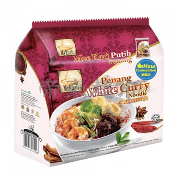 MYKUALI Penang White Curry Noodle 110g*4
