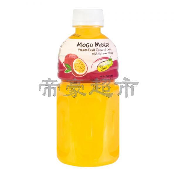 Mogu Mogu Passionfruit Drink With Nata De Coco (Coconut Gel) 320ml