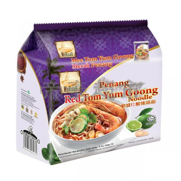 My Kuali Penang Red Tom Yum Goong Noodle 4x105g