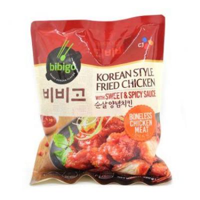 CJ Bibigo Korean Style Fried Chicken Boneless Chicken Meat-sweet&spicy 350g