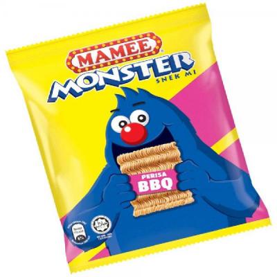 MAMME Monster Crisp Instant Noodle-BBQ 8x25g