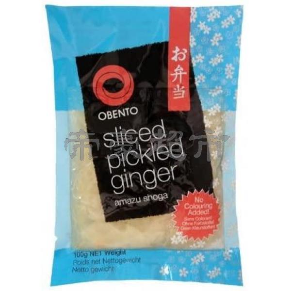 OBENTO Sliced Pickled Ginger 100g
