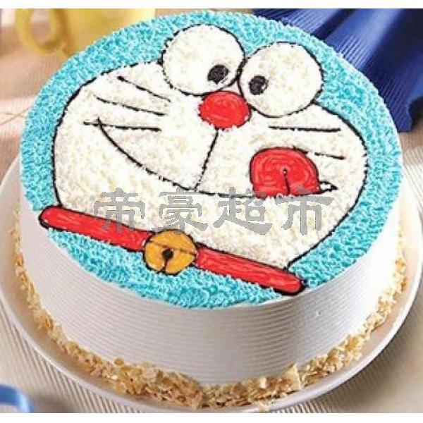 Doraemon Fresh Cream Cake 