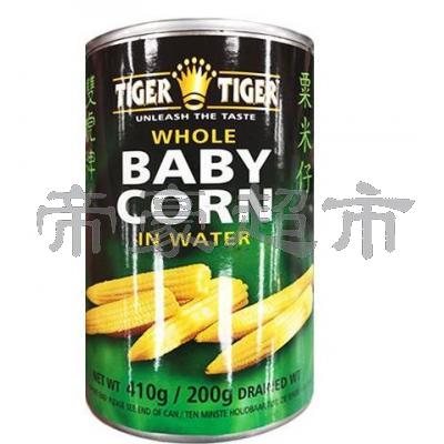 Tiger Tiger Whole Baby Corn 200g