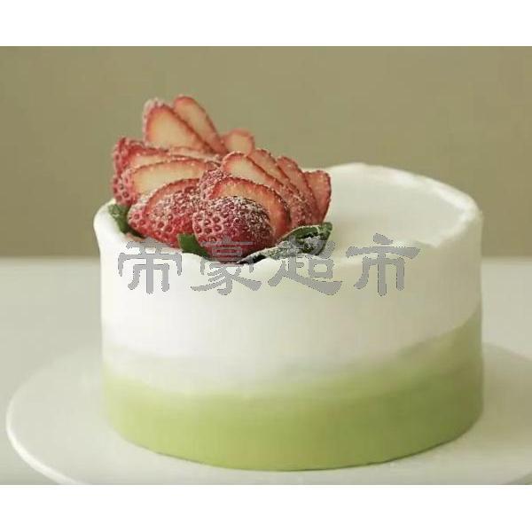 Matcha Fresh Fruit Cream Cake