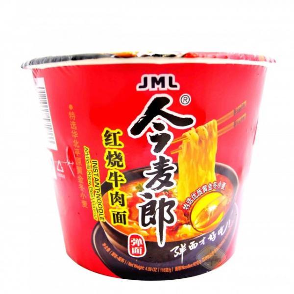 Jinmailang Instant Bowl Noodle Braised Beef Flavour 108g