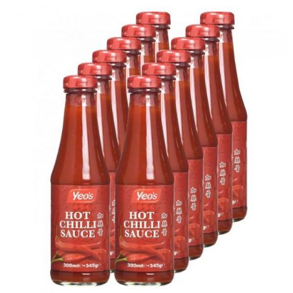 YEOS Hot Chilli Sauce 300ml*12