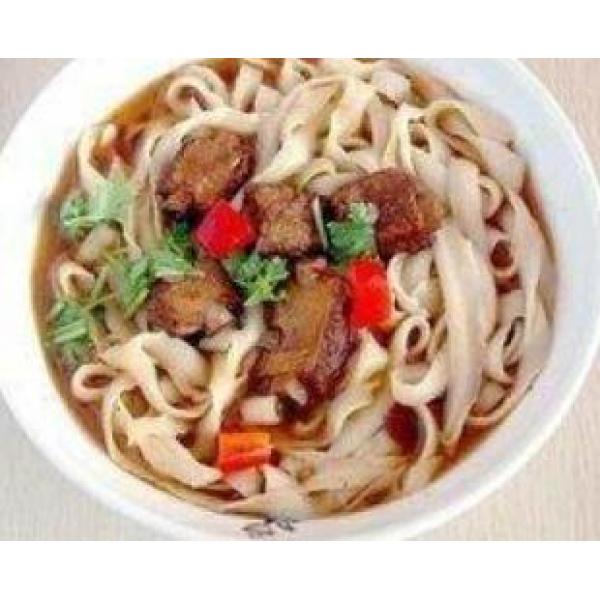 Handmade Spare Ribs Sliced Noodle Soup 