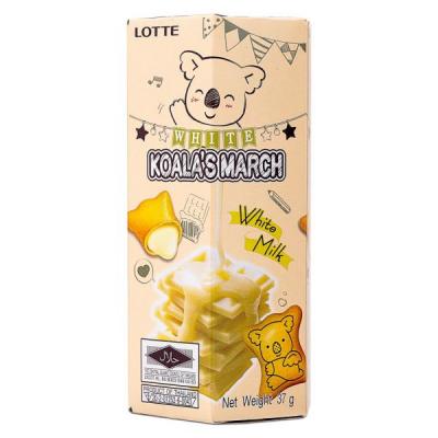 Lotte Koala's March Biscuits - White Milk Chocolate Flavour 37g 