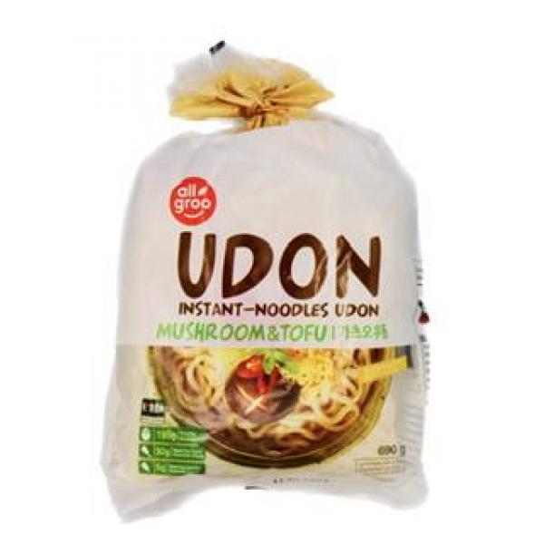 Allgroo Instant Noodle Udon Mushroom & Tofu Flavour 690g