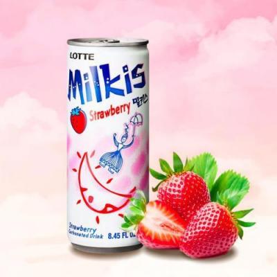 Lotte 乐天 草莓牛奶苏打 250ml
