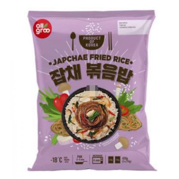 Allgroo Japchae Fried Rice (210g*2 Servings) 420g