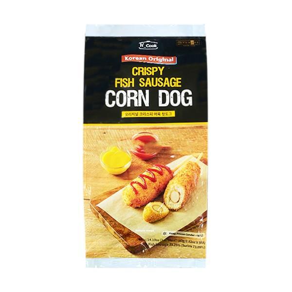 Korean Original Corn Dogs Crispy Mozzarela & Fish Sausage 400g
