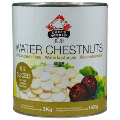 Chefs World Water Chestnut Slices 3kg