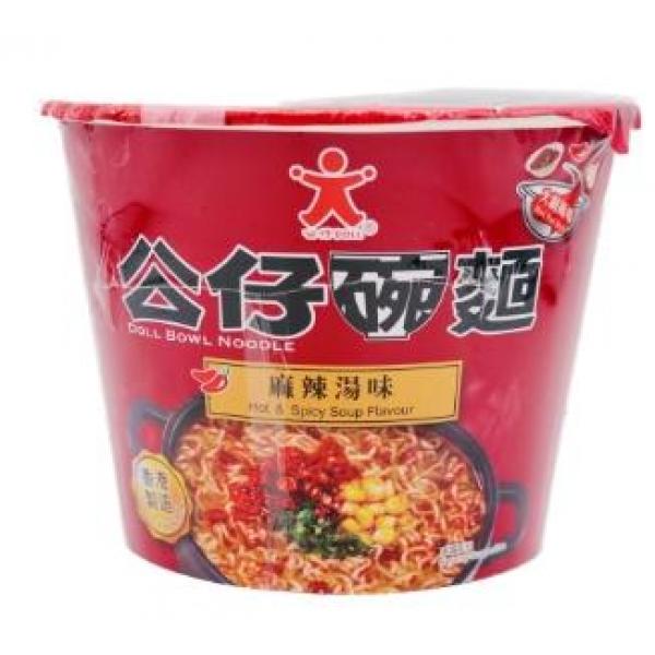 DOLL Bowl Hot & Spicy Soup Flavour 113g