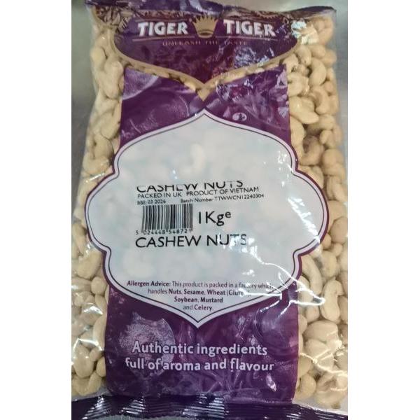 Tiger Tiger Cashew Nuts 1kg