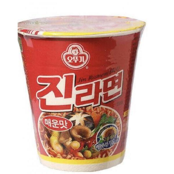 Ottogi Jin Ramen (Hot) Cup Noodles 65g