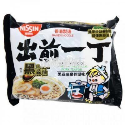 HISSIN Instant Noodles (Black Garlic Oil & Artificial Pork) 100G