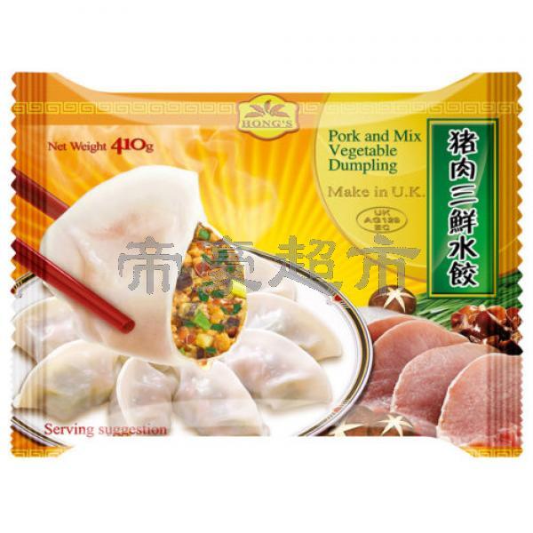 Hong's Pork & Mix Veg. Dumpling 410g