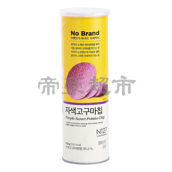 NO BRAND 韩国紫薯片 110g