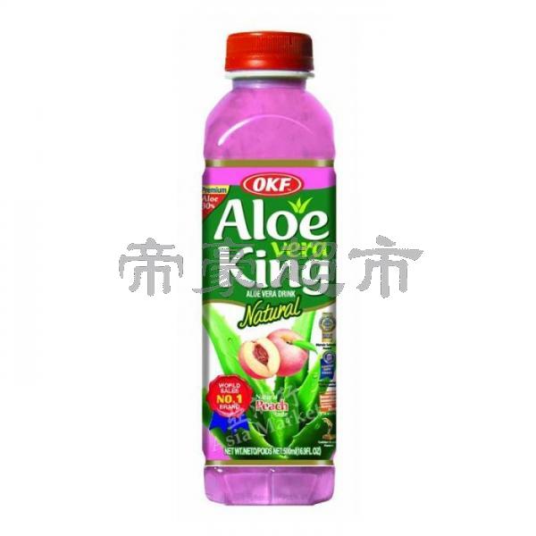 OKF 芦荟汁 水蜜桃味 500ml