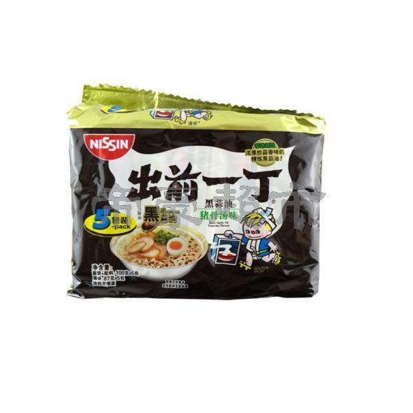 Nissin black garlic oil and pork