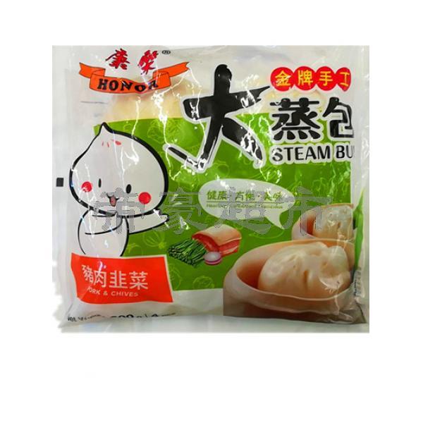 康乐大蒸包-猪肉韭菜 600g
