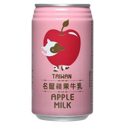 台湾名屋苹果牛乳 340ml