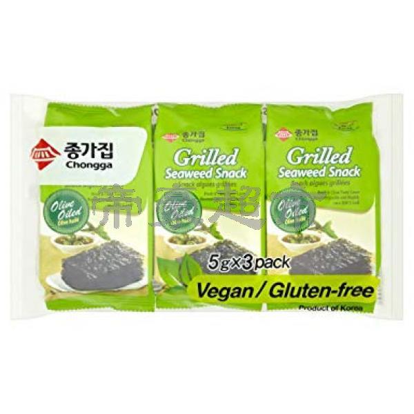 Chongga 紫菜小食5gx3包