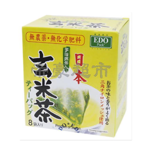 EDO 日本三角玄米茶包(8包）