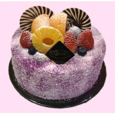 紫色植物蛋糕（提前两天预定）