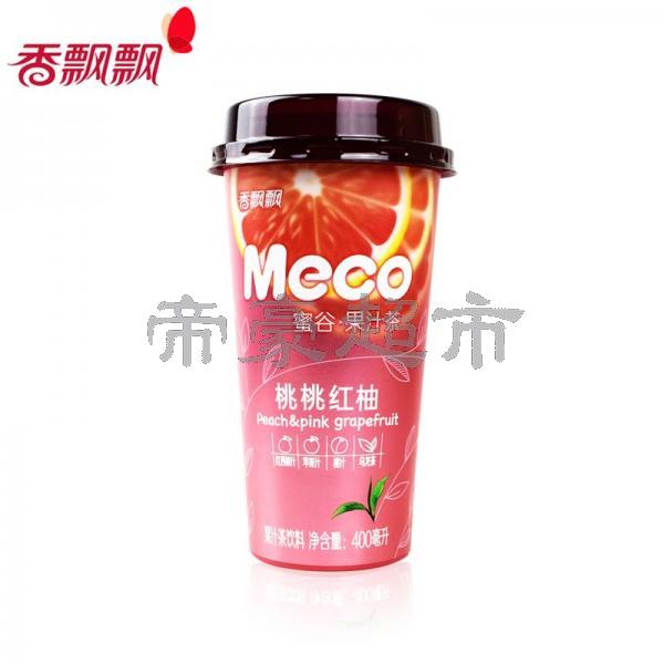 香飘飘 蜜谷果汁茶-桃桃红柚 400ml