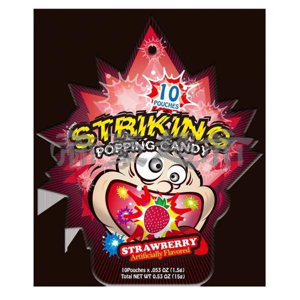 Striking Popping Candy-Strawberry Flv 30g