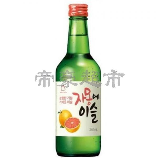 JINRO 韩国烧酒/清酒 葡萄柚 360ml