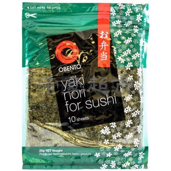 Obento Yaki Nori Seaweed For Sushi 10sheets 