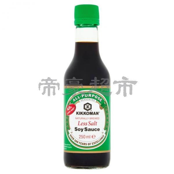 Kikkoman Less Salt Soy Sauce 250ml
