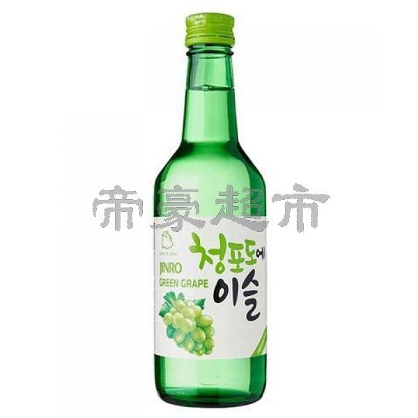 JINRO 韩国烧酒/清酒 提子味 13% 360ml