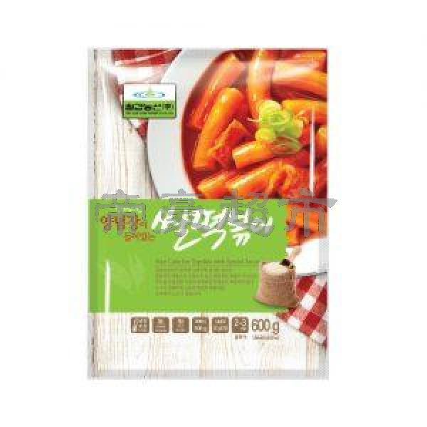 Korea Foods Rice Cake with Topokki Sauce 600g