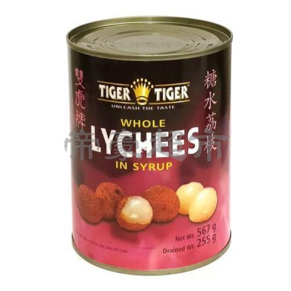 Tiger Tiger Whole Lychees in Syrup 567g