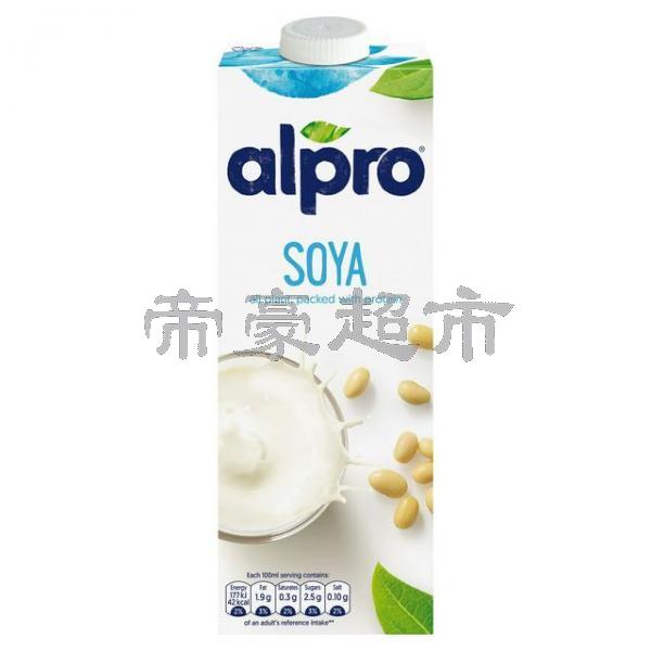 alpro 无糖豆奶 1L