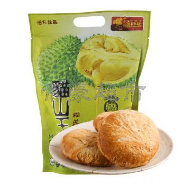 新乐记饼家 猫山王榴莲香饼 132g