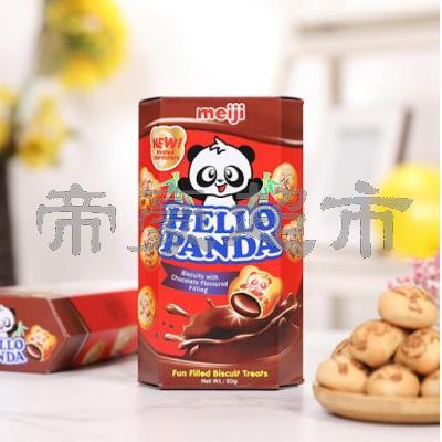 MEIJI 熊猫巧克力夹心饼干 50g