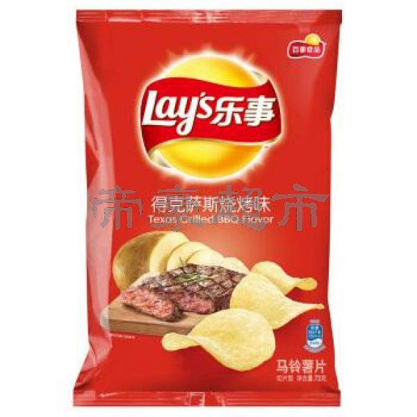 LAYS Crips-BBQ FLV 70G