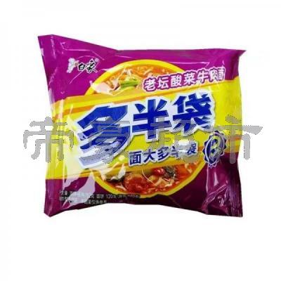 BAIXIANG Instant Noodle-Picked Mustard Beef 152g