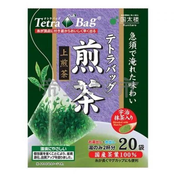买一送一 国太楼煎茶抹茶 三角茶袋 (22 Tea Bags) 40g