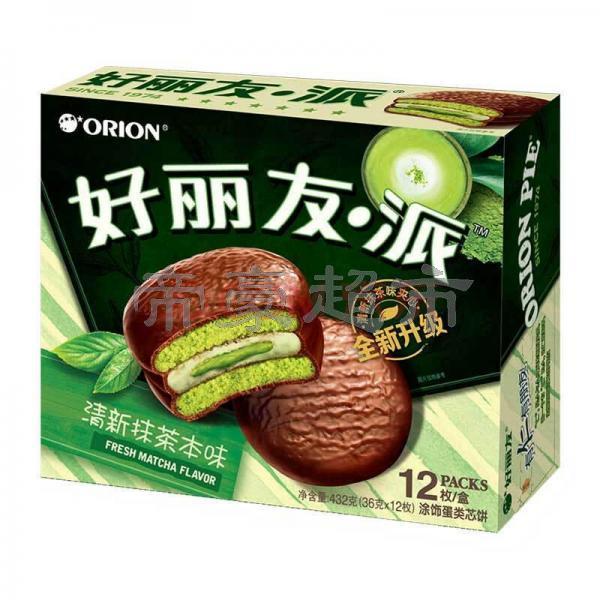 Orion Chocolate Pie- Matcha Flavour 36gx12