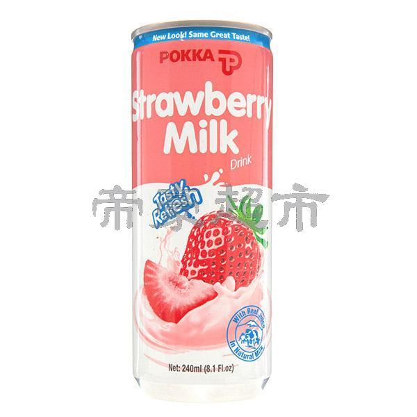 Pokka 草莓味牛奶饮料 240ml