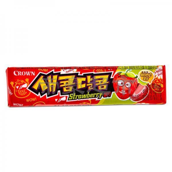 Crown 韩国焦糖草莓糖 29g