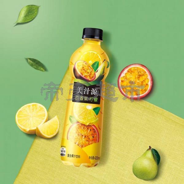 美汁源 百香果柠檬饮料 420ml